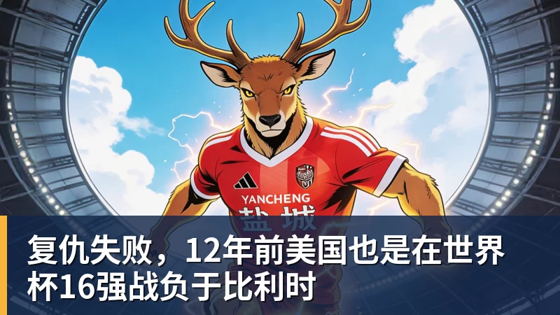 开运体育复仇失败,12年前美国也是在世界杯16强战负于比利时