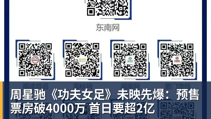 开运体育周星驰《功夫女足》未映先爆:预售票房破4000万 首日要超2亿
